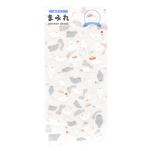 まみれステッカー シールシート あざらし