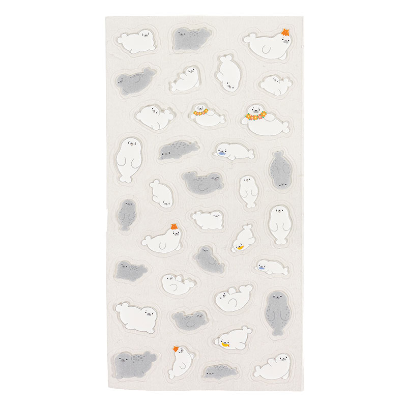 まみれステッカー シールシート あざらし