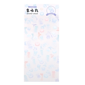 まみれステッカー シールシート くらげ