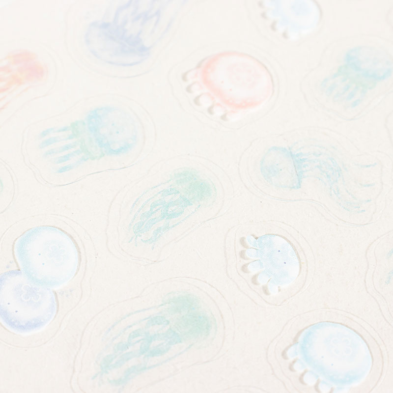 まみれステッカー シールシート くらげ