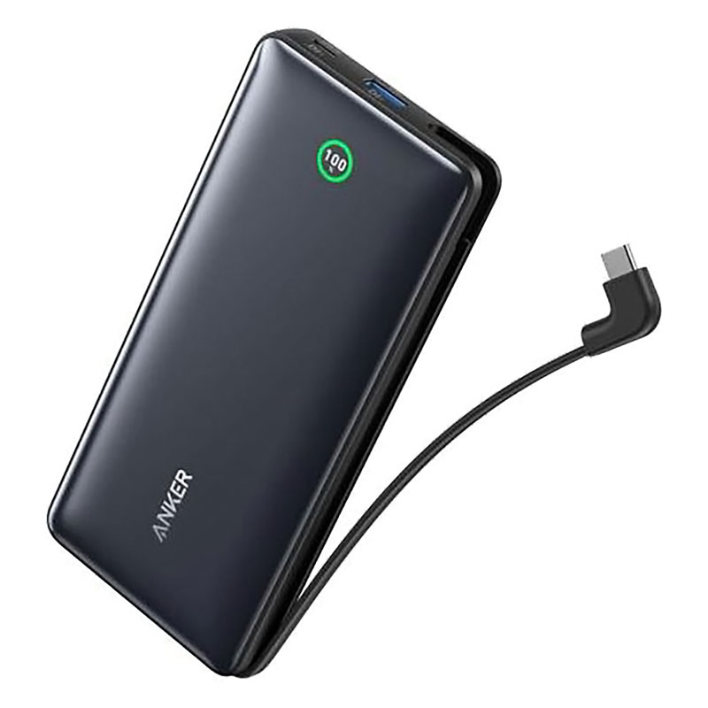 ANKER ケーブル付モバイルバッテリー A1387N11