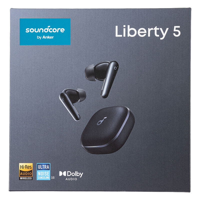 完全ワイヤレスイヤホン Soundcore Liberty5 ミッドナイトブラック A3957N11