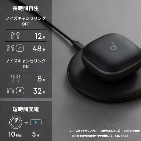 完全ワイヤレスイヤホン Soundcore Liberty5 パールホワイト A3957N21