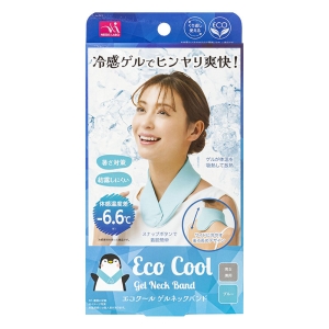 エコクール ゲルネックバンド 男女兼用 ブルー