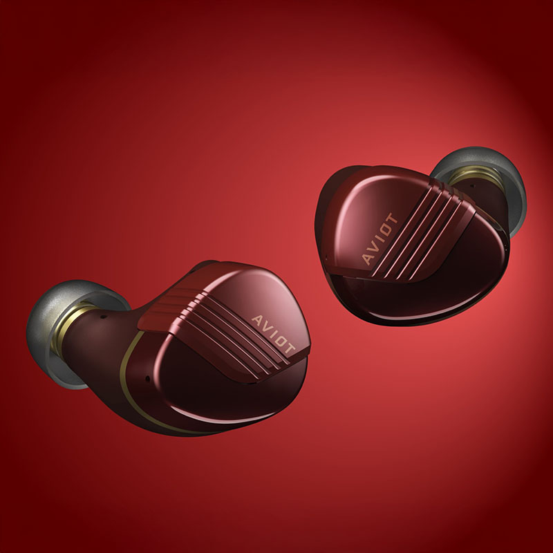 ●完全ワイヤレスイヤホン TE-W1-RD ダークレッド