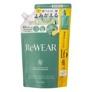 リウェア 再生柔軟剤 フレッシュシトラス＆グリーン 詰替用 800ml