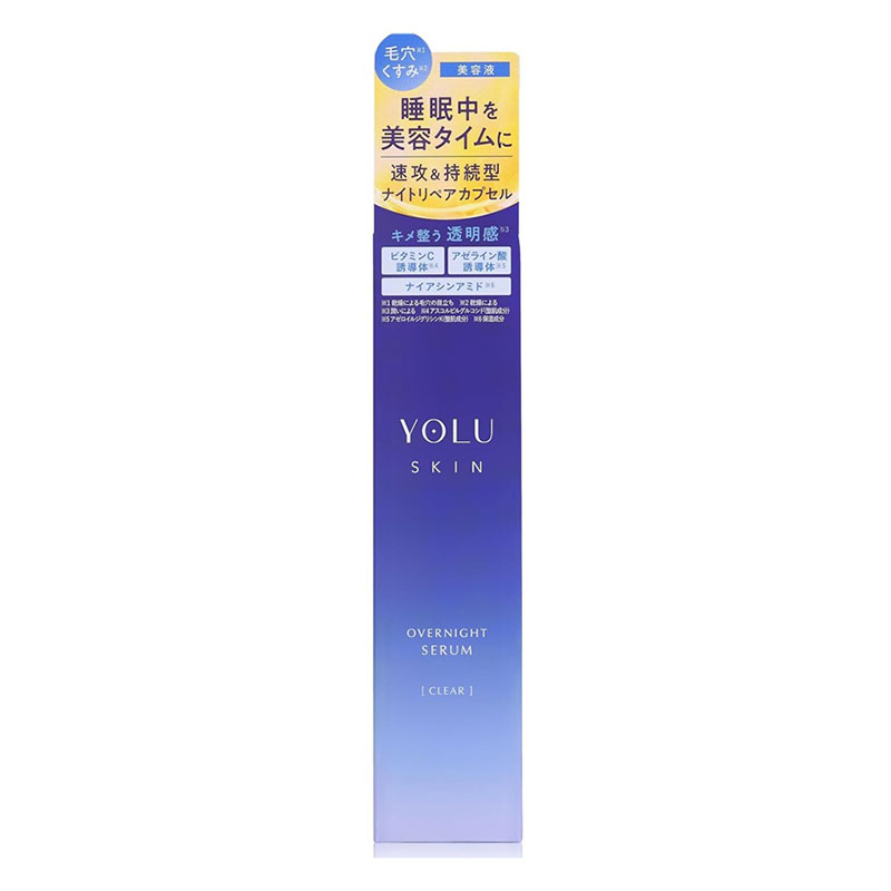 ▼YOLU スキン オーバーナイトセラム クリア 45ml