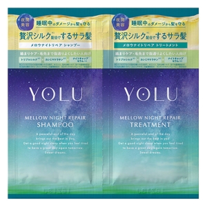 YOLU メロウナイトリペア シャンプー&トリートメント 2連サシェ