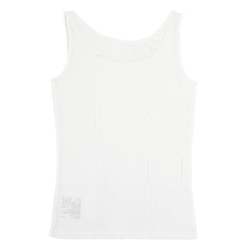 レディース さらさら吸汗速乾 インナー タンクトップ オフホワイト