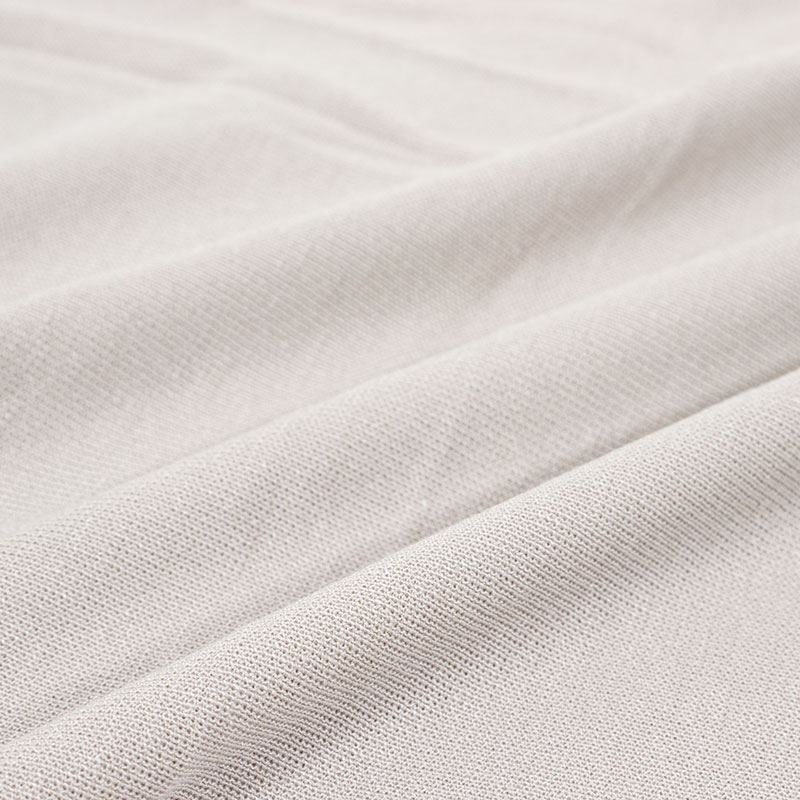 レディース さらさら吸汗速乾 インナー 3分袖 グレージュ