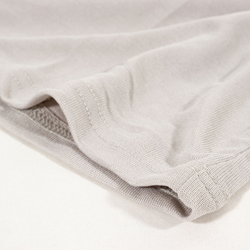 レディース さらさら吸汗速乾 インナー 8分袖 グレージュ