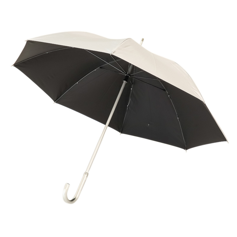 晴雨兼用軽量パラソル 70cm シルバー