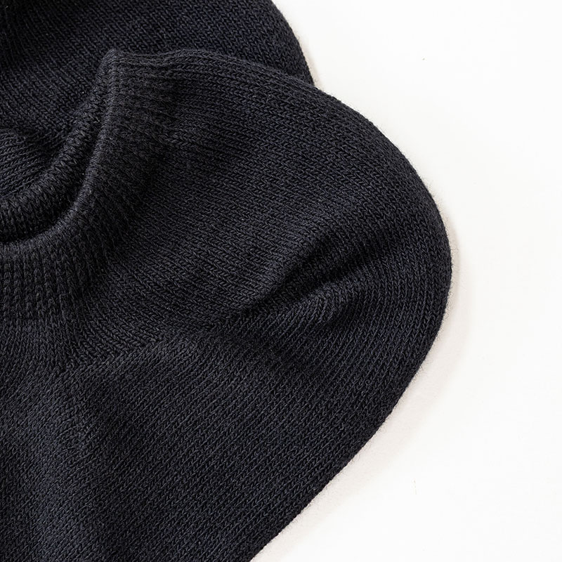 レディース スニーカーソックス 3足組 ブラック 23-25