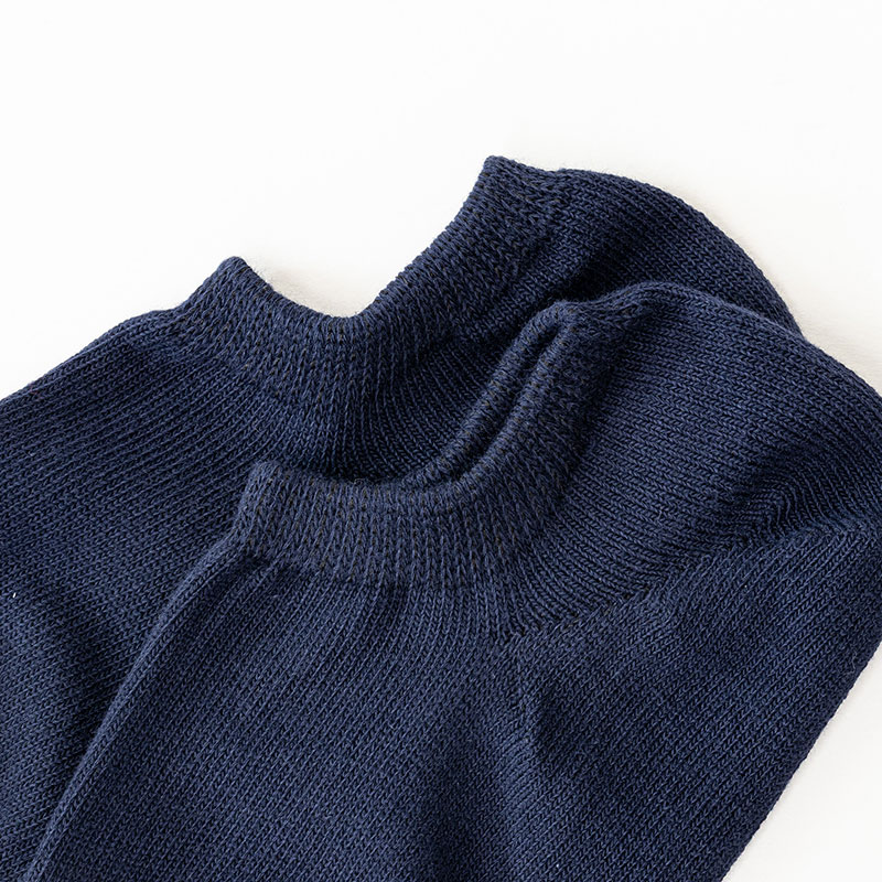 レディース スニーカーソックス 3足組 ネイビー 23-25