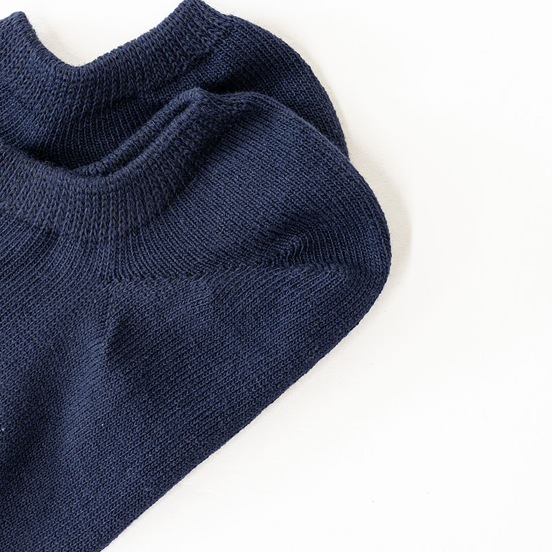 レディース スニーカーソックス 3足組 ネイビー 23-25