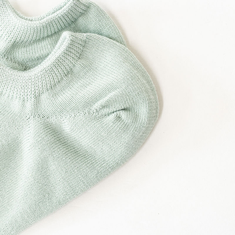 レディース スニーカーソックス 3足組 ミント 23-25