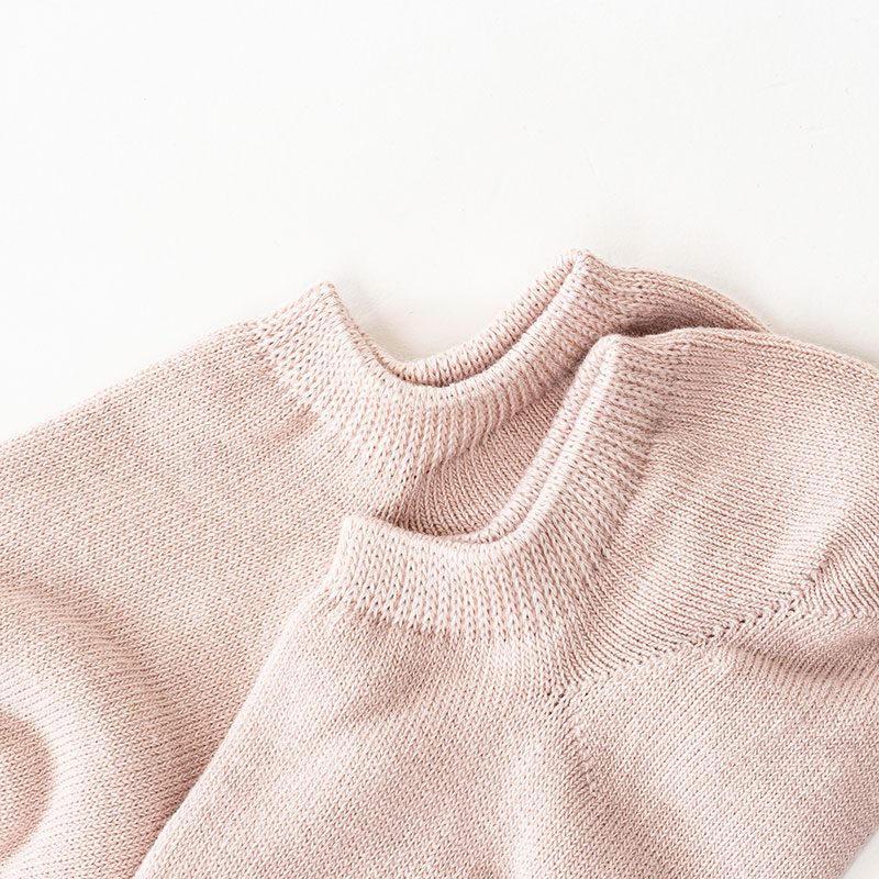 レディース スニーカーソックス 3足組 ピンク 23-25