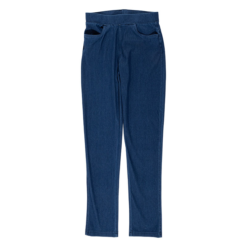 レディース ストレッチ デニムレギンス ネイビー