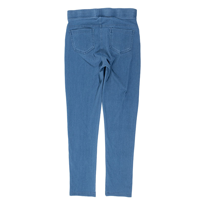 レディース ストレッチ デニムレギンス ブルー