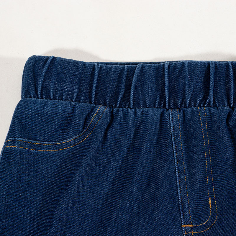 キッズ ストレッチ デニムパンツ ネイビー