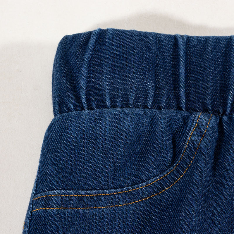 キッズ ストレッチ デニムパンツ ネイビー