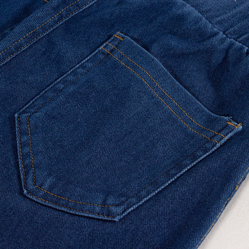 キッズ ストレッチ デニムパンツ ネイビー