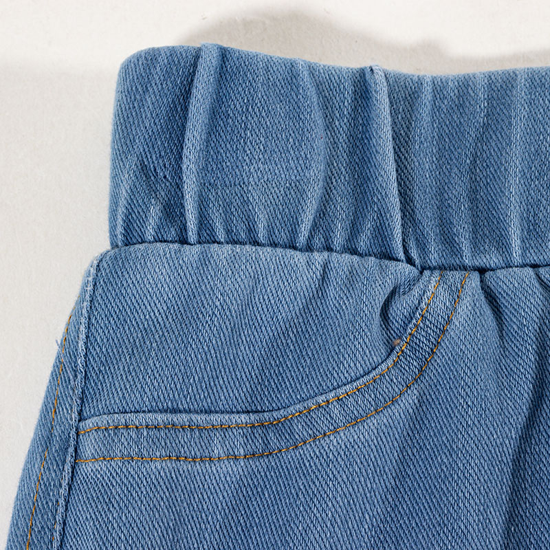 キッズ ストレッチ デニムパンツ ブルー