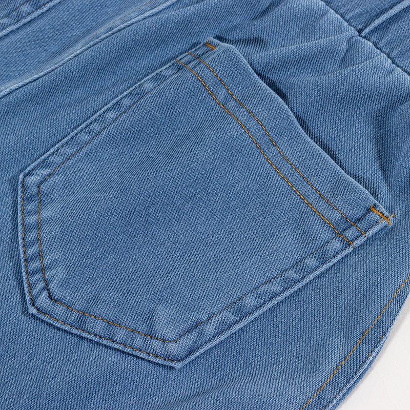 キッズ ストレッチ デニムパンツ ブルー