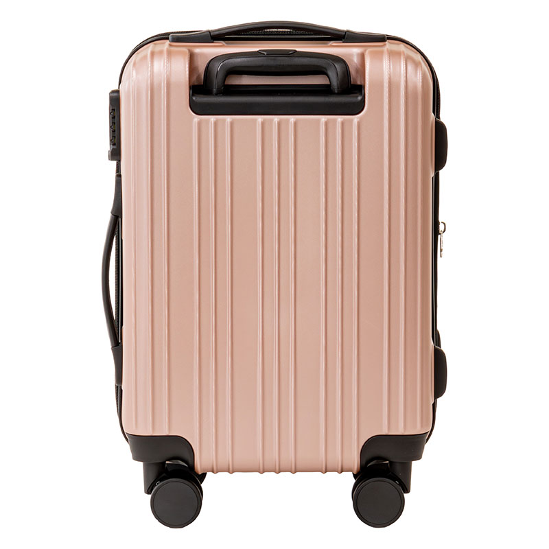 機内持込可 Wキャスター 拡張キャリーケース46 FAC24V-46 46cm ピンク 23