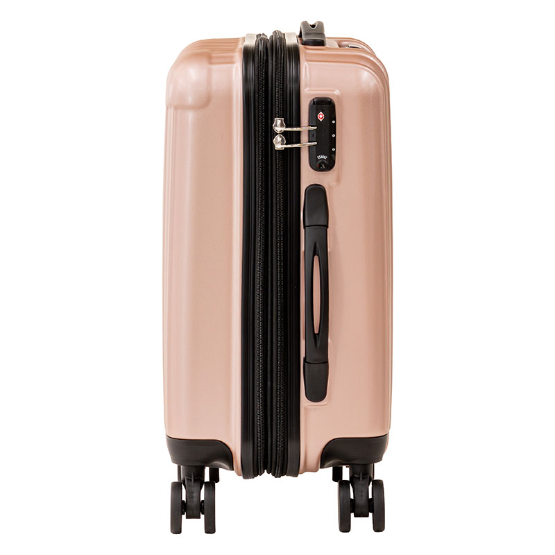 機内持込可 Wキャスター 拡張キャリーケース46 FAC24V-46 46cm ピンク 23