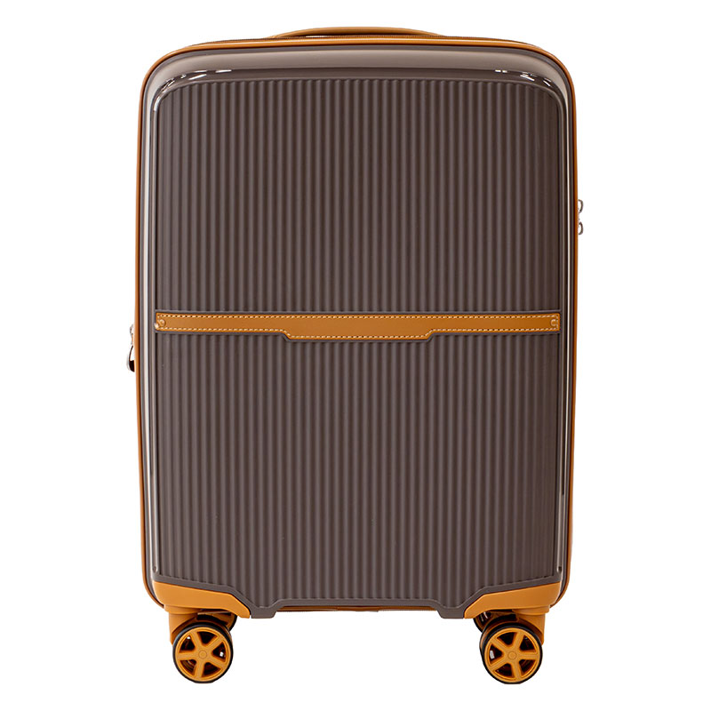 8輪 拡張キャリーケース 50cm チョコレート FAC24Y-50