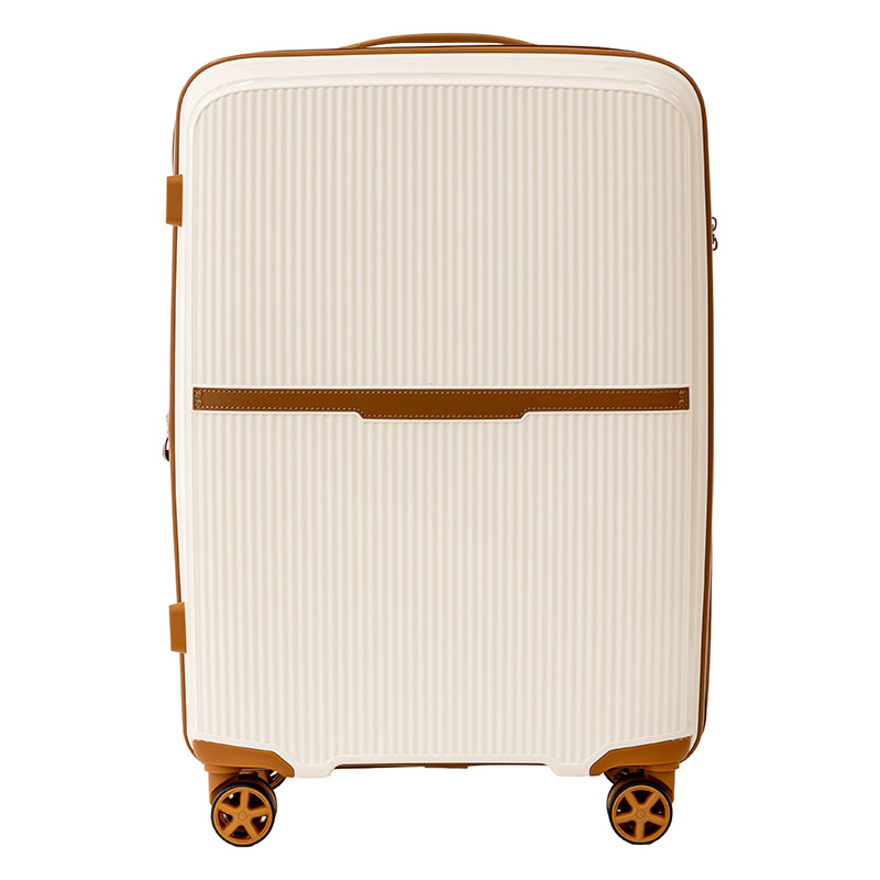 8輪 拡張キャリーケース 60cm アイボリー FAC24Y-60