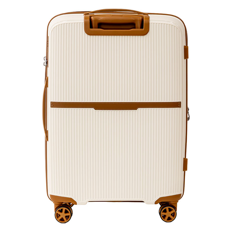 8輪 拡張キャリーケース 60cm アイボリー FAC24Y-60