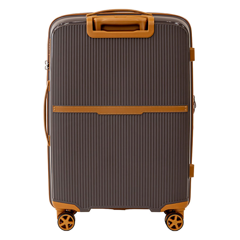 8輪 拡張キャリーケース 60cm チョコレート FAC24Y-60