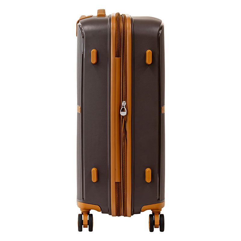 8輪 拡張キャリーケース 60cm チョコレート FAC24Y-60