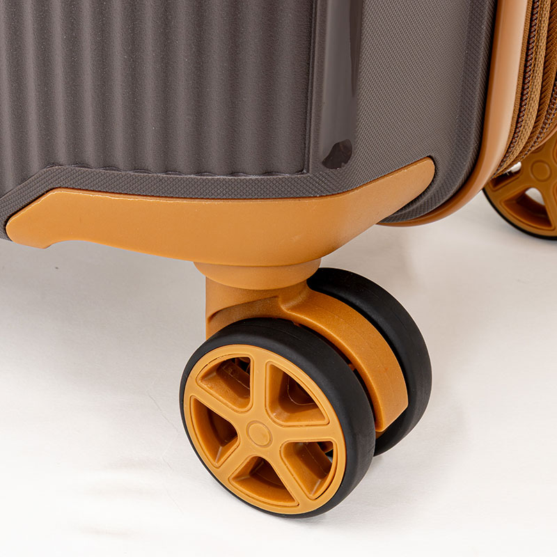 8輪 拡張キャリーケース 60cm チョコレート FAC24Y-60