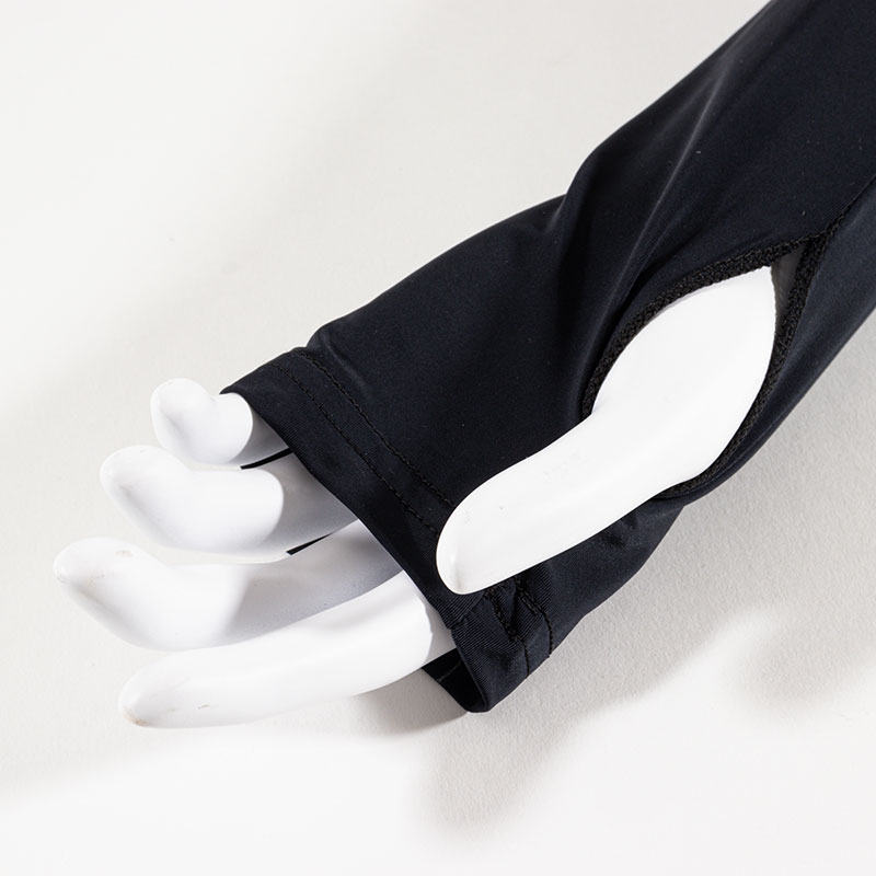 UV接触冷感アームカバー 54cm ブラック