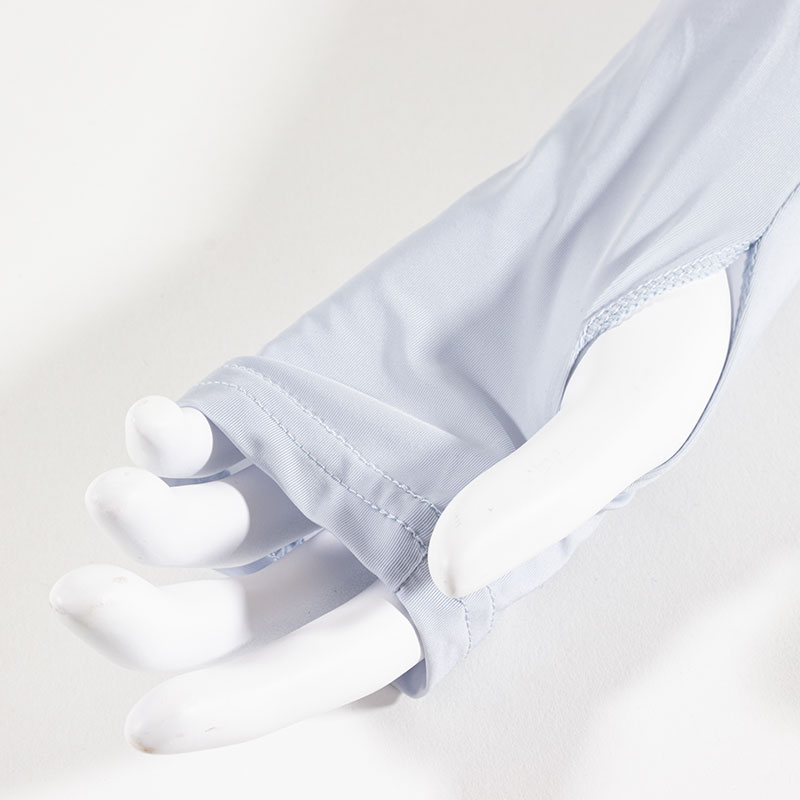 UV接触冷感アームカバー 54cm サックス