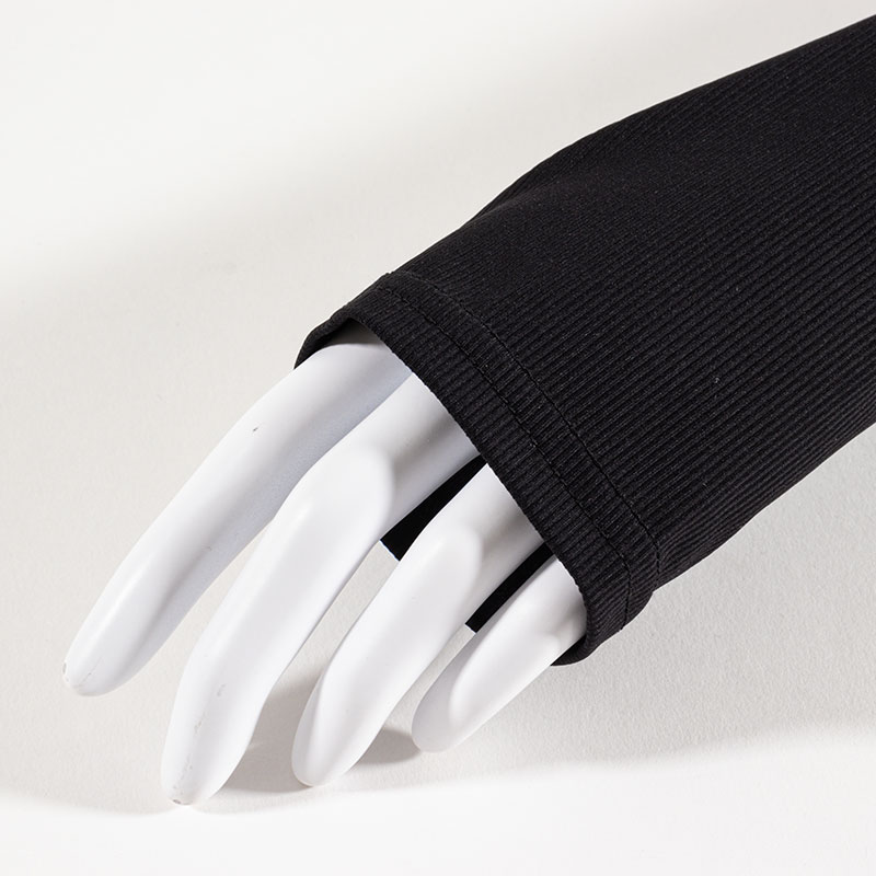 UV接触冷感アームカバー 54cm ブラック