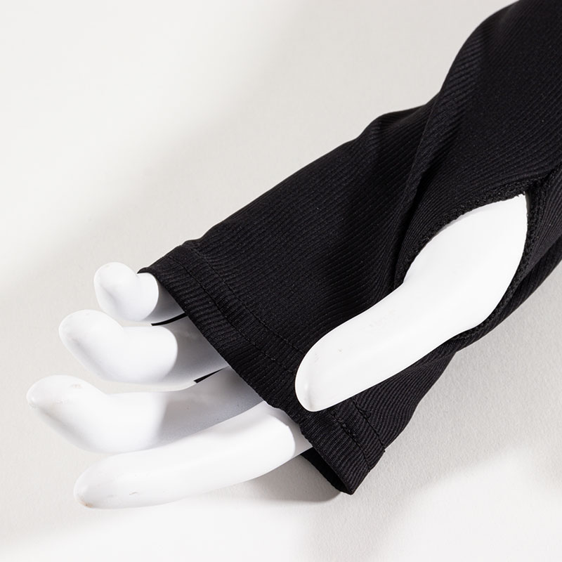 UV接触冷感アームカバー 54cm ブラック