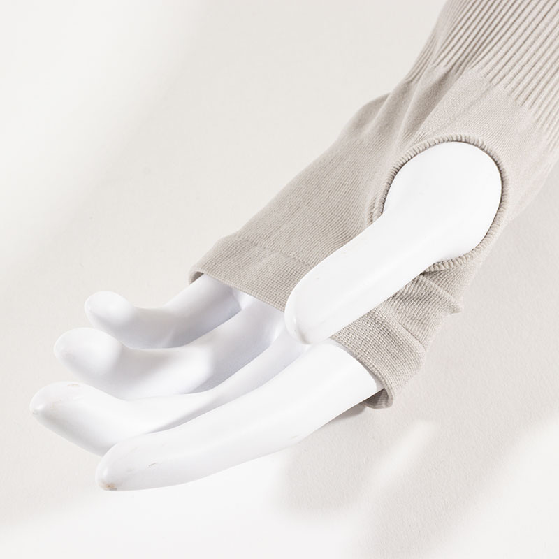 UV接触冷感アームカバー 54cm ライトグレー