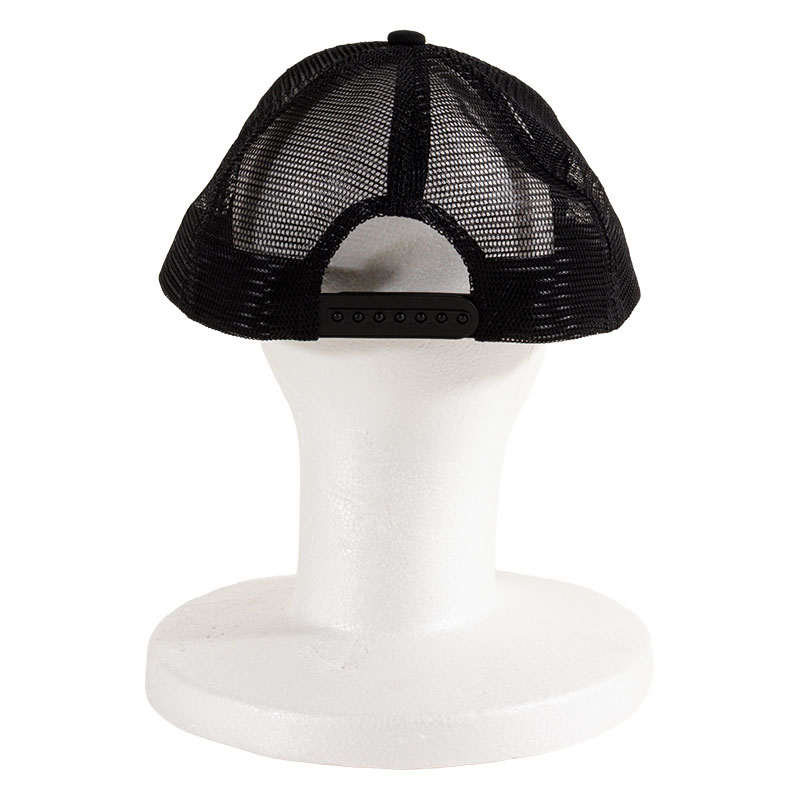 ハーフメッシュキャップ(ビッグサイズ) F ブラック