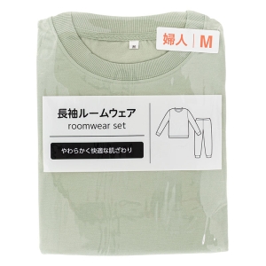 レディース 長袖 ルームウェアセット ミント