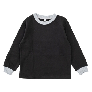キッズ 裏起毛ルームセット ブラック