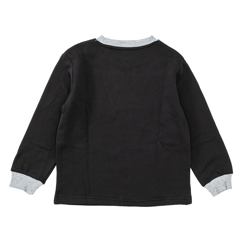 キッズ 裏起毛ルームセット ブラック