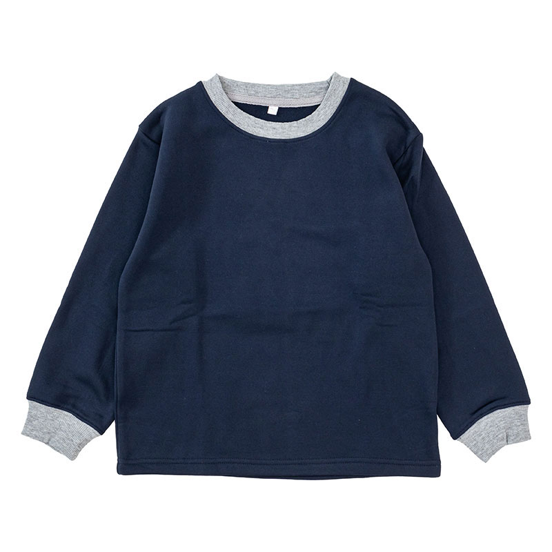 キッズ 裏起毛ルームセット ネイビー