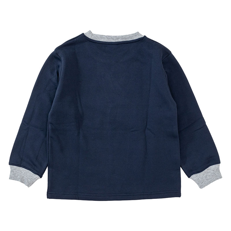 キッズ 裏起毛ルームセット ネイビー