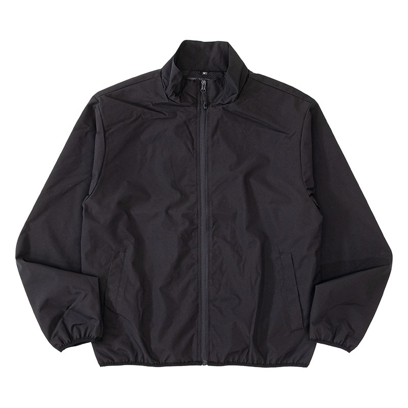 メンズ 防風撥水ジャケット ブラック
