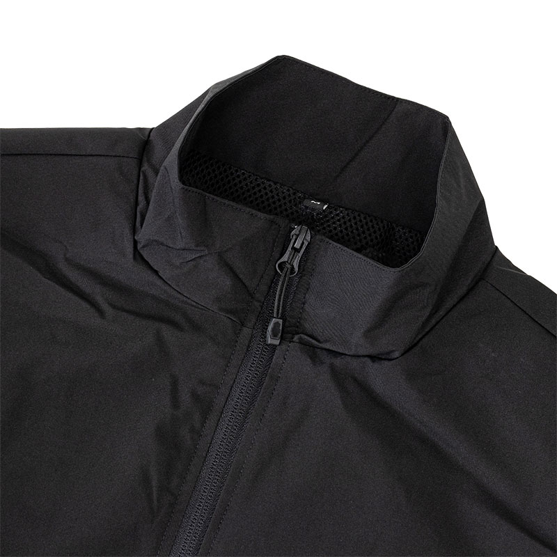 メンズ 防風撥水ジャケット ブラック