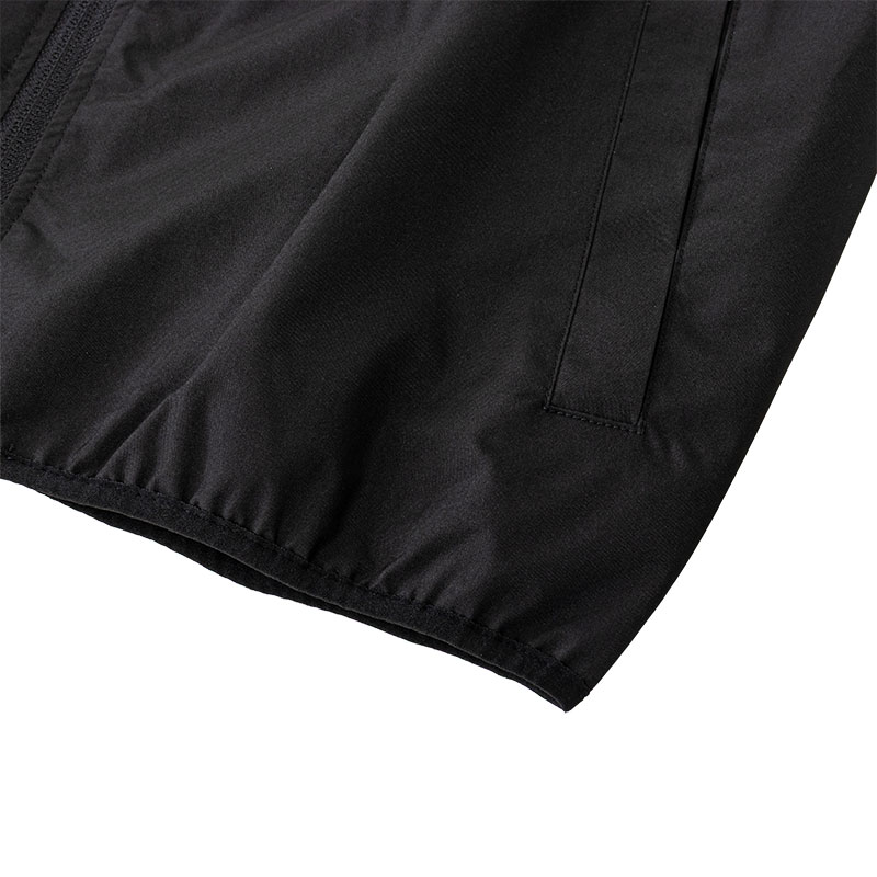 メンズ 防風撥水ジャケット ブラック